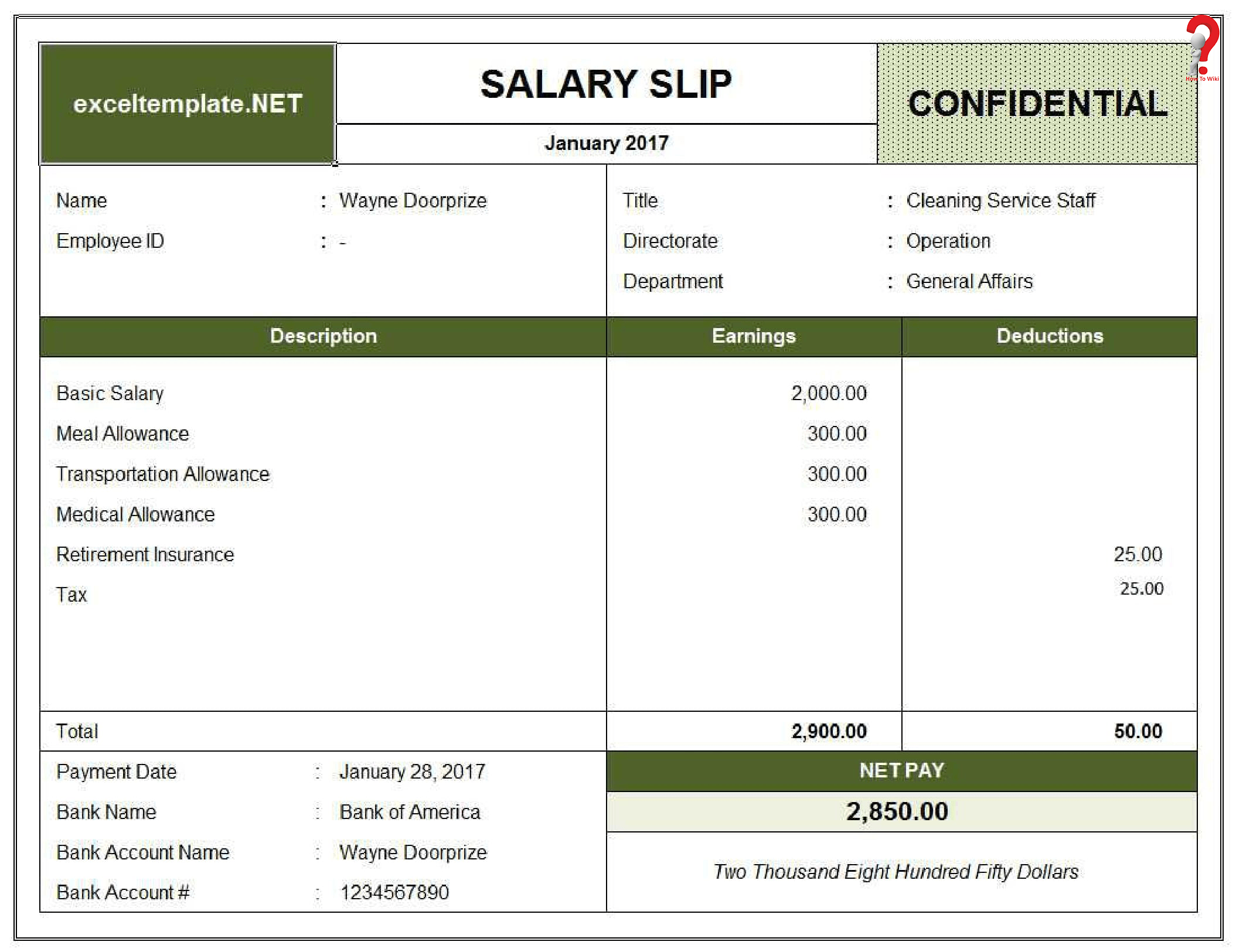 Salary Slip Format In Word Pthopde